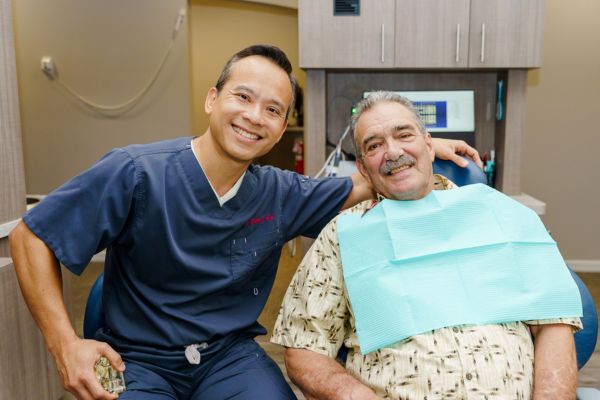 dentist and patient
